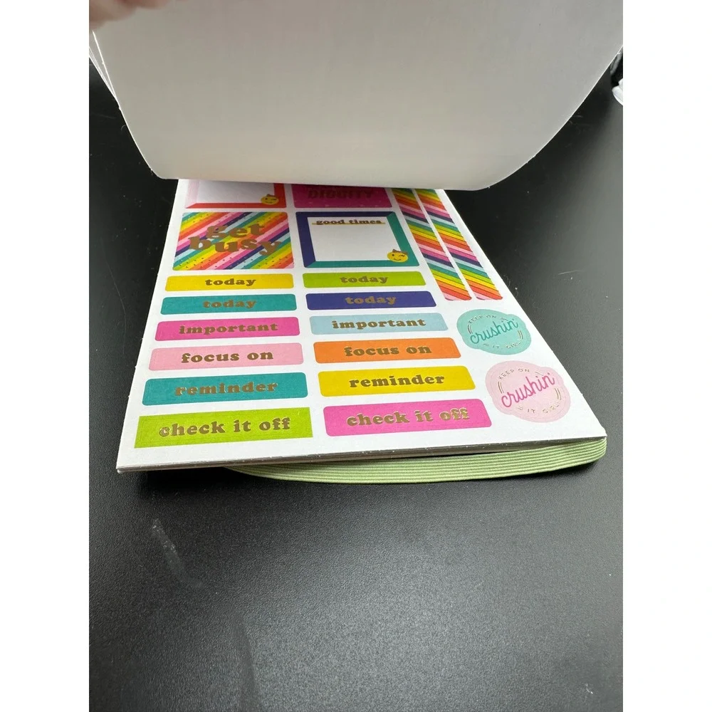 Erin Condren The Happy Planner Sticker Book horizontal layout 464 pieces 97% com